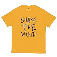 Share The Wealth T-Shirt Gold 4XL