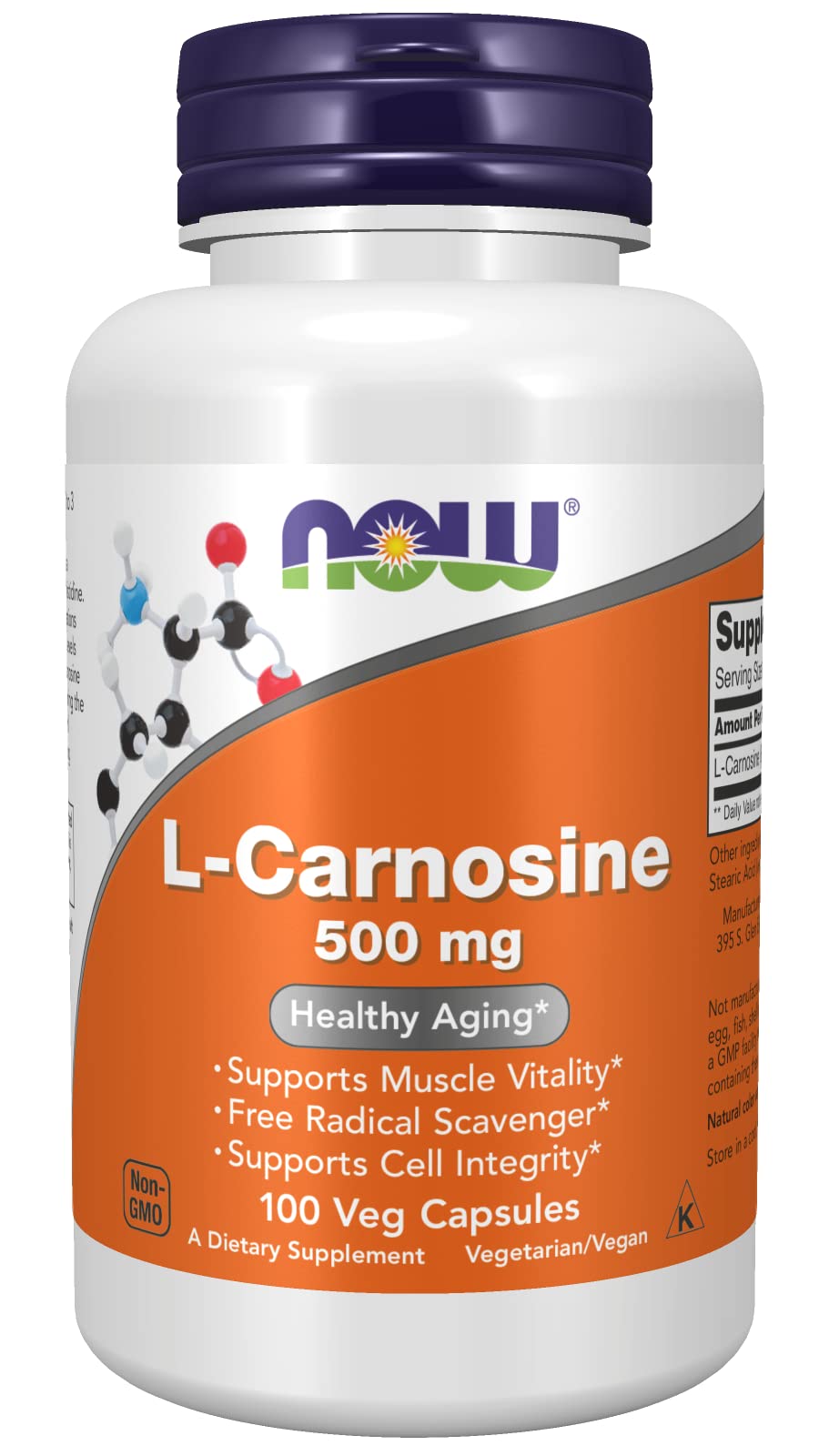 NOW FOODS L-Carnosine, 100 CT