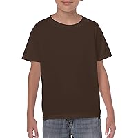 Heavy Cotton Youth T-Shirt Dark Chocolate