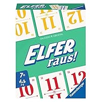 Ravensburger Elfer Raus! The Classic, Card Game 2-6 Players, Game from 7 Years for Children and Adults