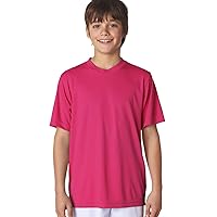 UltraClub Youth Cool & Dry Sport Performance Interlock T-Shirt XL HELICONIA