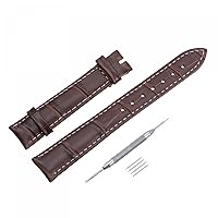 uxcell Leather Band Watch Strap with Spring Bar Tool