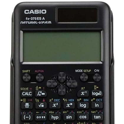 Casio Scientific Calculator Differential Integral/Statistical Calculations/Math Natural Display 394 Functions/Functions fx-375ESA-N