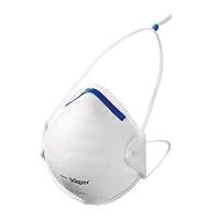Dräger X-plore 1350 N95 Particulate Respirator, 20 Pack, Size M/L, NIOSH-Certified, Disposable Dust Mask, Adjustable Head Harness, Low Breathing Resistance