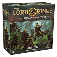 The Lord of the Rings Journeys in Middle-earth Board Game/ Strategy Game/ Adventure Game for Adults and Teens | Ages 14+ | 1-5 Players | Avg. Playtime 60+ Mins | Made by Fantasy Flight Games