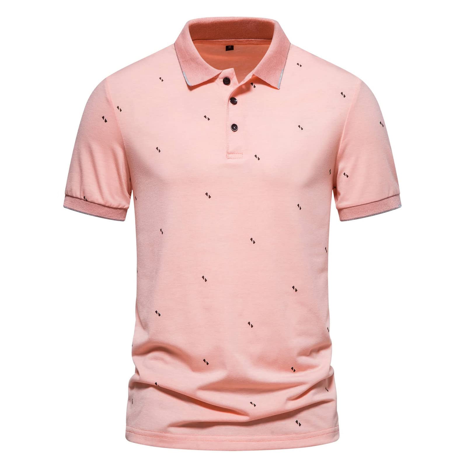 Mens Polo Shirts Short Sleeve Casual Solid Stylish Dry Fit