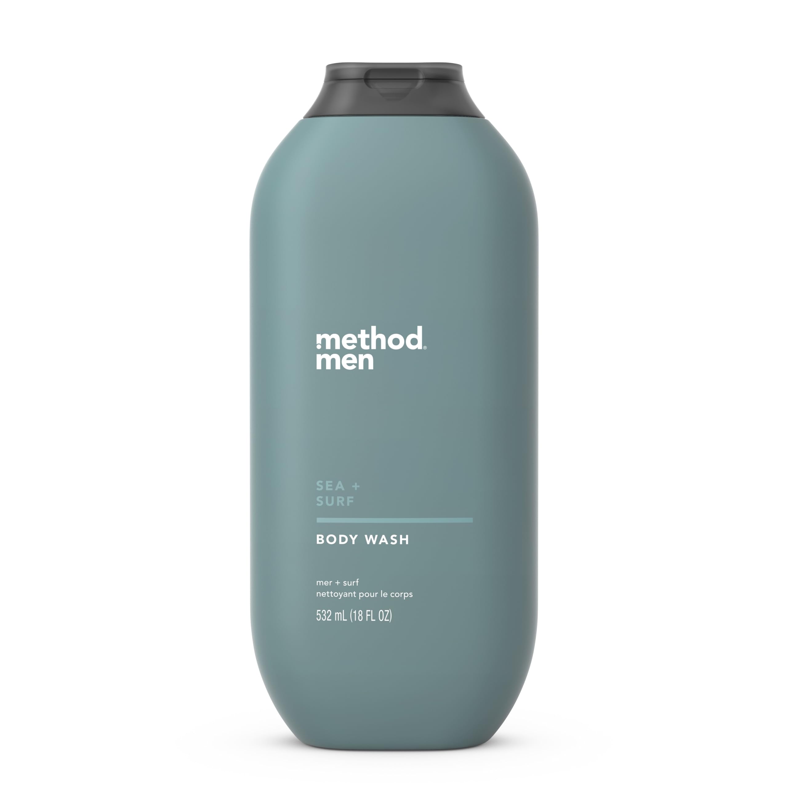 Method Men Body Wash, Sea + Surf, Paraben and Phthalate Free, 18 fl oz (Pack of 1)