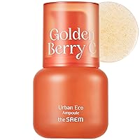 THESAEM Urban Eco Golden Berry C Ampoule with Micro-Vitamin Bubble & Vitamin C - Blemish Clearing, Tone Correcting & Dark Spot Lifting Ampoule - Hydrating Facial Serum for All Skin Types, 1.01 fl.oz.