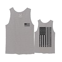 Vintage American Flag United States of America Military Army Marine us Navy USA Men's Tank Top