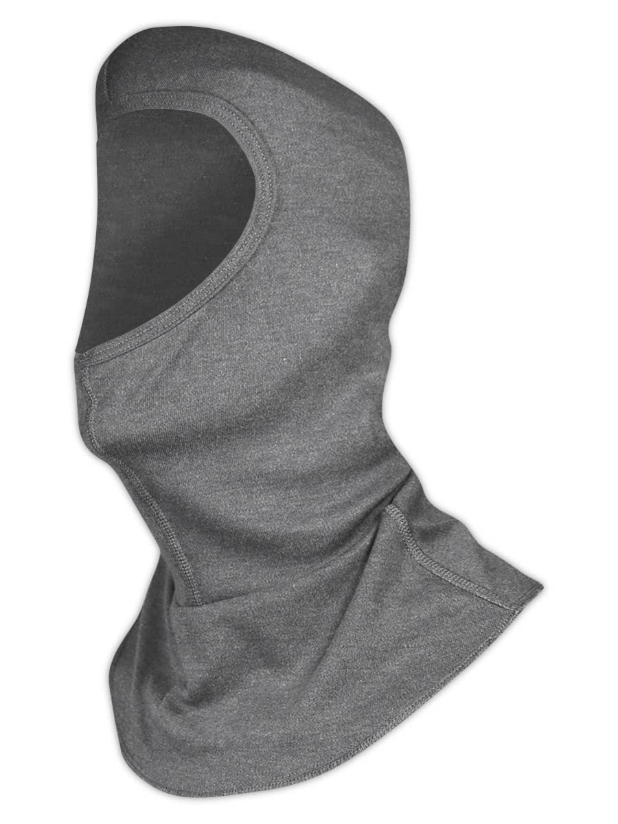 MAGID Safety ARH650GY Balaclava | 6.5 oz. AR Defense NFPA 70E HRC/CAT 2 ASTM D6413 Compliant Balaclava - 8.2 Cal/cm2 ATPV Arc Rating, One Size Fits All, Gray (1 Balaclava)