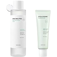 AHA BHA PHA Purifying Refresh Toner & Derma-Teca Calming Repair CICA Cream Bundle