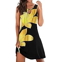 Sundresses for Women with Sleeves Comfy Lightweight Casual Dresses for Women 2024 Plus Size Trendy Midi Dresses for Women