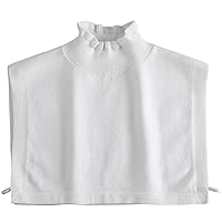 Detachable Blouse Half Shirt Winter Fake Collar Turtleneck for Women Girls