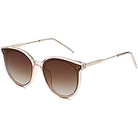 SOJOS Classic Round Sunglasses Womens Mens Trendy Oversized Shades Retro Vintage Sunnies