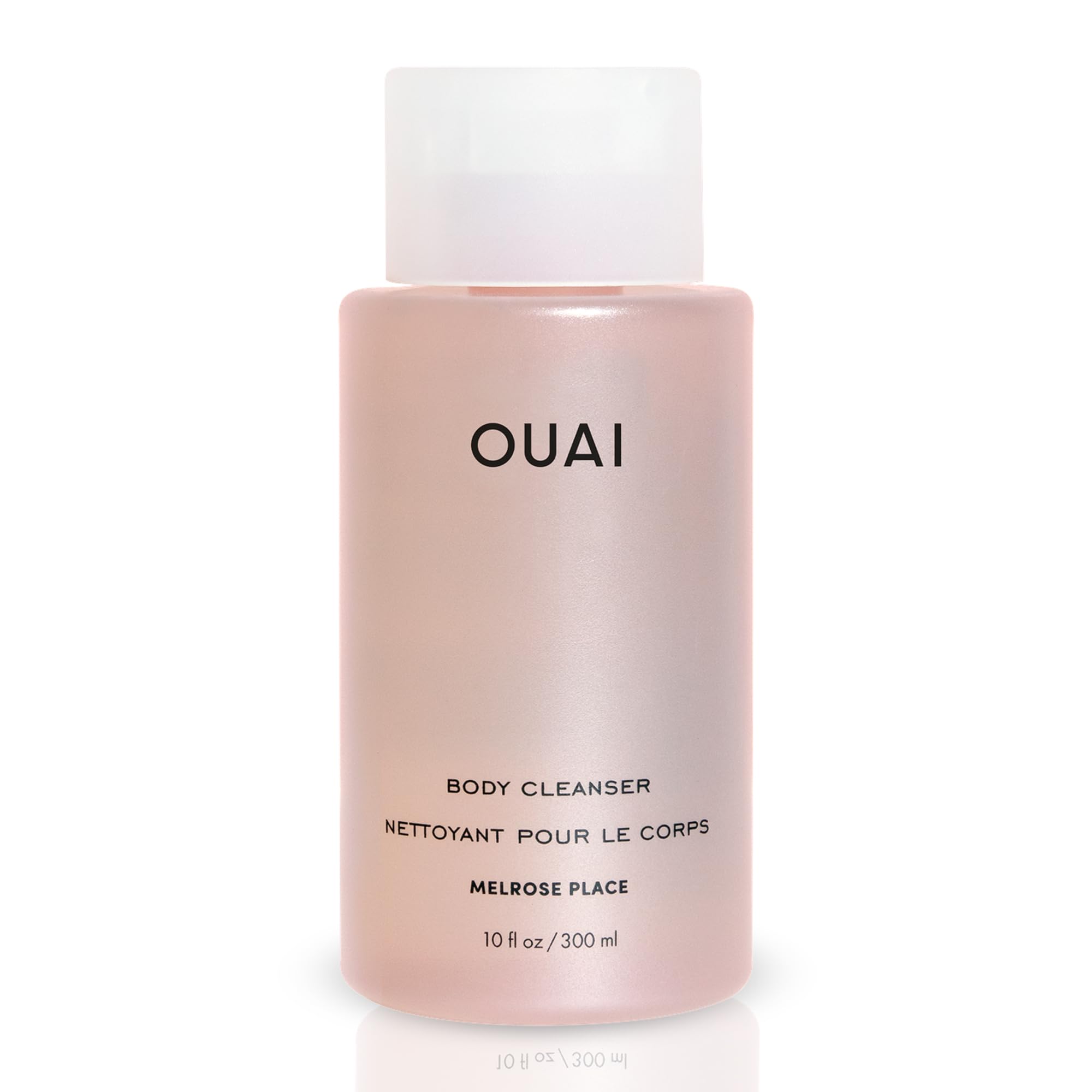 OUAI Body Cleanser, Melrose Place - Nurture, Balance & Soften Skin - Hydrates with Jojoba Seed & Rose Hip Oil - Free of Parabens, Sulfates SLS and SLES & Phthalates - 10 fl oz