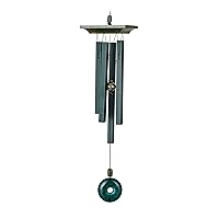 Woodstock Chimes Signature Collection, Woodstock Jade Chime, 22'' Decor Designs Wind Chimes for Outdoor, Patio, Home or Garden Décor (JC)