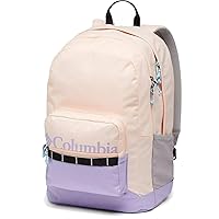 Columbia Unisex Zigzag 30L Backpack, Peach Blossom/Frosted Purple, One Size