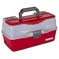 Flambeau Outdoors 6383TB 3-Tray - Classic Tray Tackle Box - Red/Gray (pack of 1)