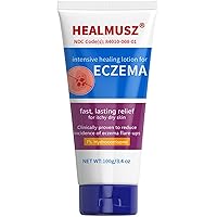 Eczema Cream, Maximum Strength 1% Hydrocortisone Eczema Relief Cream for Eczema-Prone & Dry Skin, Relief for Itching, Redness, Flaking and Irritated -3.4 Oz Tube
