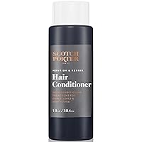 Scotch Porter Nourish & Repair Hair Conditioner for Men | Strengthens, Softens & Prevents Frizz | Free of Parabens, Sulfates & Silicones | Vegan | 13oz Bottle