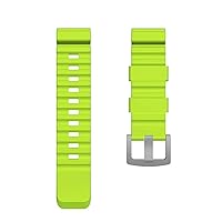 24mm Colorful Watch Band for North Edge Watch Active Smart Watch Strap for Watch for Huawei Watch Replacement New Strap (Color : Green, Size : 24mm)