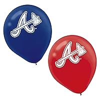Atlanta Braves Latex Balloons (12