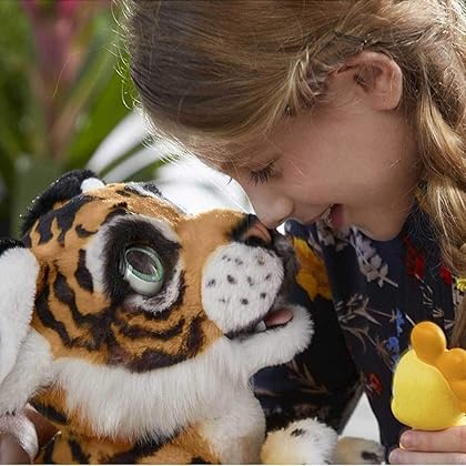 FurReal friends B9071 RoarinÂ’ Tyler, the Playful Tiger, Orange, White, Black, Large