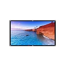 100 Inch 16:9 Outdoor Simple Portable Screen Travel Front & Rear Projection Screen Night Super Thin Projection Screen