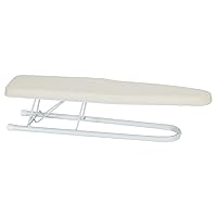 Household Essentials Basic Sleeve Mini Ironing Board | Natural Cover and White Finish | 4.5