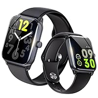 (2024 New) Smartwatch, Bluetooth 5.4 Calling Function, iPhone/Android Compatible, Activity Tracker, Pedometer, 1.94 Inch Large Screen, IP68 Waterproof, Long Lasting Battery, Wristwatch, Custom Dial,