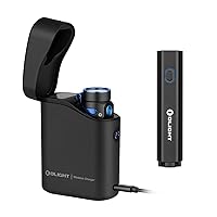OLIGHT Baton4 Premium Edition EDC Flashlights 1300 Lumens with Type-C Charging Box Bundle with Diffuse EDC Flashlight, Powerful Pocket Flashlights 700 Lumens Powered by USB Rechargeable Battery