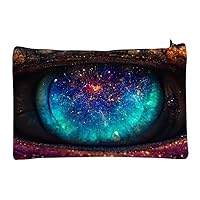 Universe Print Makeup Bag - Colorful Cosmetic Bag - Milky Way Makeup Pouch