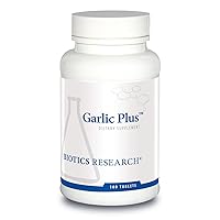 Garlic Plus Pure Garlic Concentrate Plus Vitamin C and Chlorophyllins, Supports Cardiovascular Health, Immune Function, Strong Antioxidant 100 Tablets