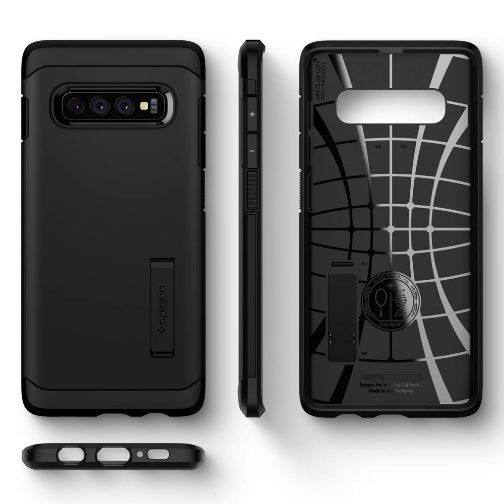 Spigen Tough Armor Designed for Samsung Galaxy S10 Case (2019) - Black
