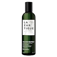 Lazartigue Colour Protect Shampoo, Enhances Radiance & Protects Color Treated Hair, Vegan, Sulfate-Free, Silicone-Free, 8.4 Fl Oz