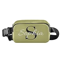 Custom Matcha Fanny Pack for Women Men Personalizied Belt Bag Crossbody Waist Pouch Waterproof Everywhere Purse Fashion Sling Bag for Outdoors Shopping
