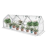 Mini Greenhouse Portable Green House Kit for Grow Plants, Indoor and Outdoor Gardens Patios Backyards 106