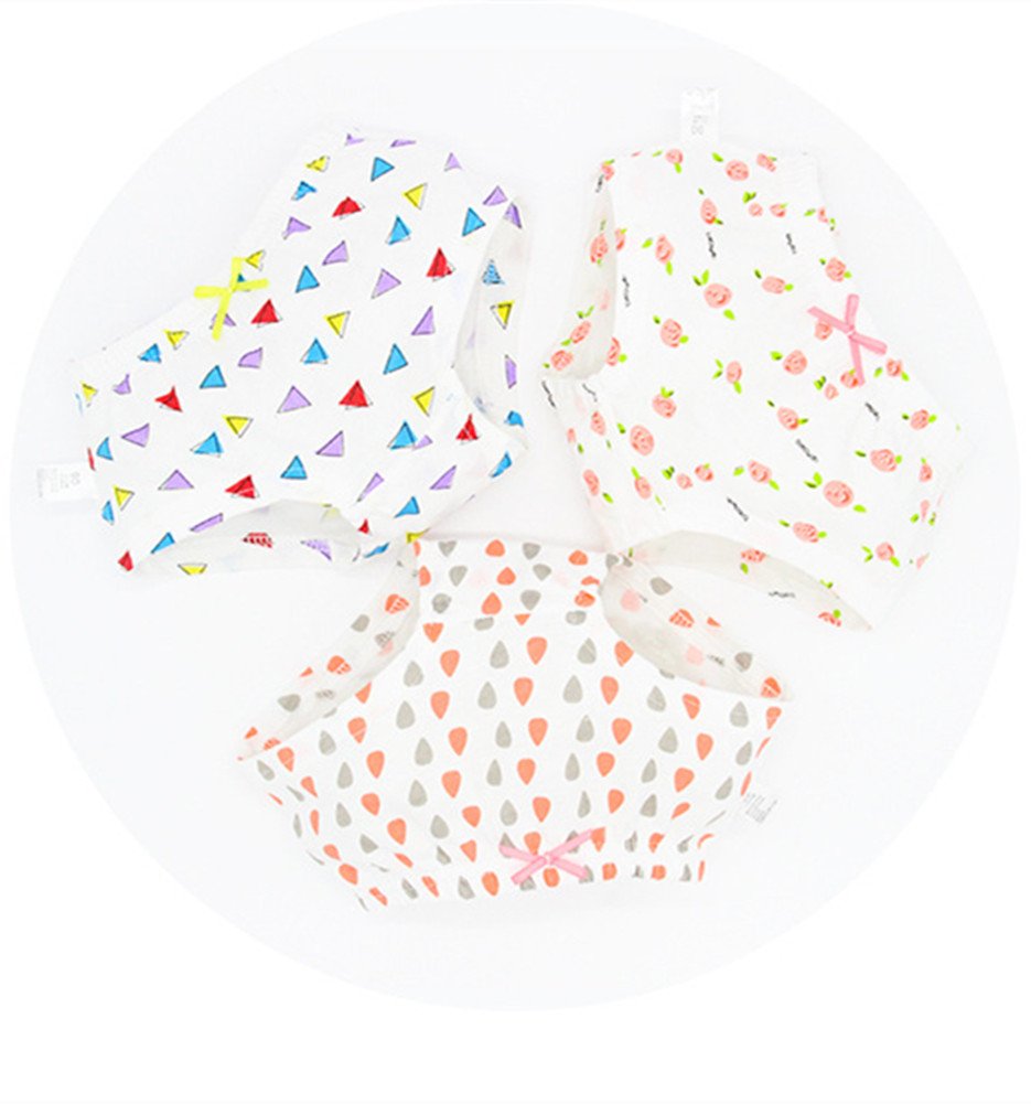 JIEYA 3-pack Baby Toddler Kids Printed Underwear Panties Briefs-Assorted color