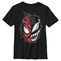 Marvel Classic Peter Venom Boys Husky Short Sleeve Tee Shirt