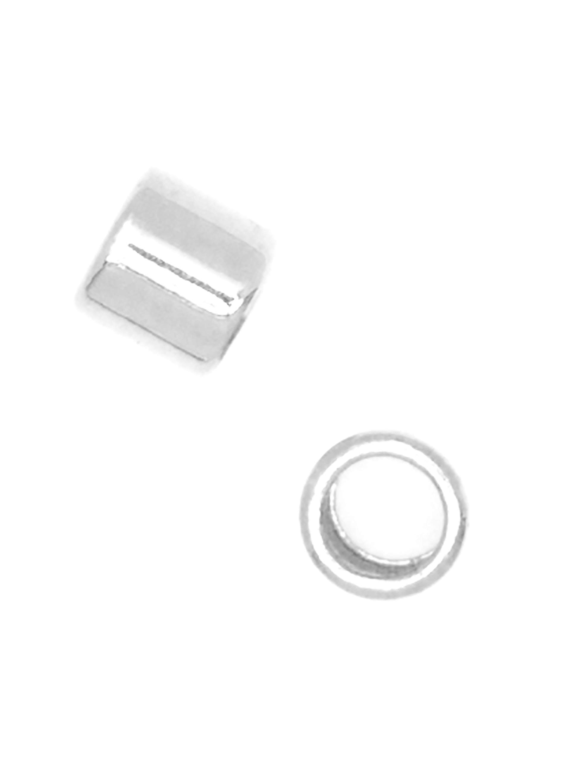 Cousin 2mm Sterling Silver Crimp Bead - 50pc