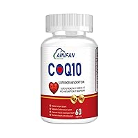 AiniFan CoQ10 500mg Capsules High Absorption Coenzyme Q10 Ubiquinol Supplement with Omega 3s, PQQ Supplement,Reduced Form Enhanced Antioxidant Powerhouse for Heart Health ,60 Capsules