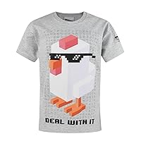Crossy Road Deal With It Boy's T-Shirt (7-8 Years)