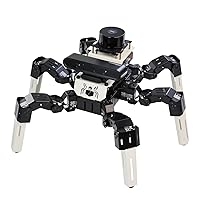 Yahboom ROS Robotic Kit DIY Programming Development Hexapod Robot for Jetson Nano B01 Voice Recognition Radar Obstacle Avoidance Depth Camera (Ultimate Ver with Nano)