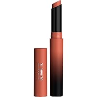 Maybelline Color Sensational Ultimatte Matte Lipstick, Non-Drying, Intense Color Pigment, More Honey, Dirty Peach, 1 Count
