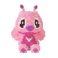 Building Bricks 1600+ Pieces Set - Classic Cartoon Characters Building Blocks - Mini Building Block for Boys Girls & Adults (Pink)