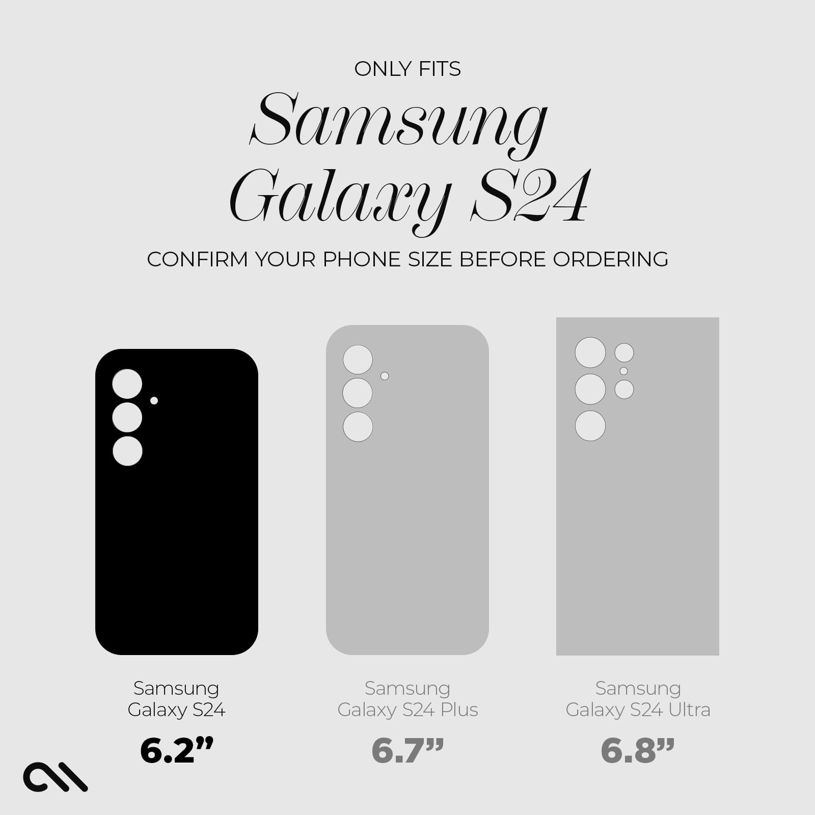 Case-Mate Samsung Galaxy S24 Case [6.2
