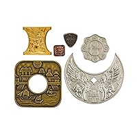 Ultra PRO - Dungeons & Dragons Waterdeep RPG Coins - 15 Cast Metal Coins Perfect for Use in D&D Waterdeep Campaign, Coins Straight from Dungeons & Dragons City of Splendors