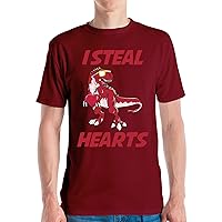 Valentines Day Dinosaur T rex Lover I Steal Hearts T-Shirt Men Women Kids Boys
