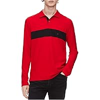 Calvin Klein Mens Colorblocked Rugby Polo Shirt