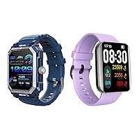 Military Smart Watches for Men ROGBIDCurve Screen Smart Watches for Women